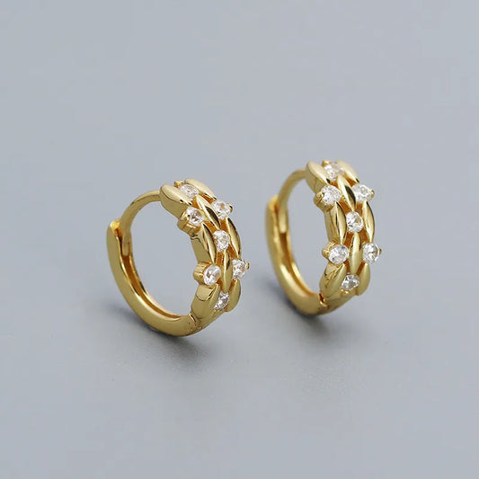Sienna - Gold Circle Earrings