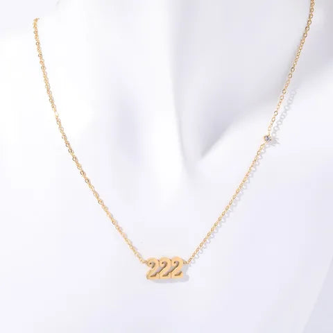 Angel Number 222 Necklace