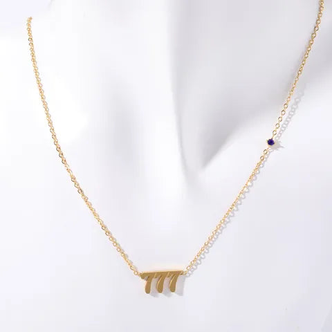Angel Number 777 Necklace
