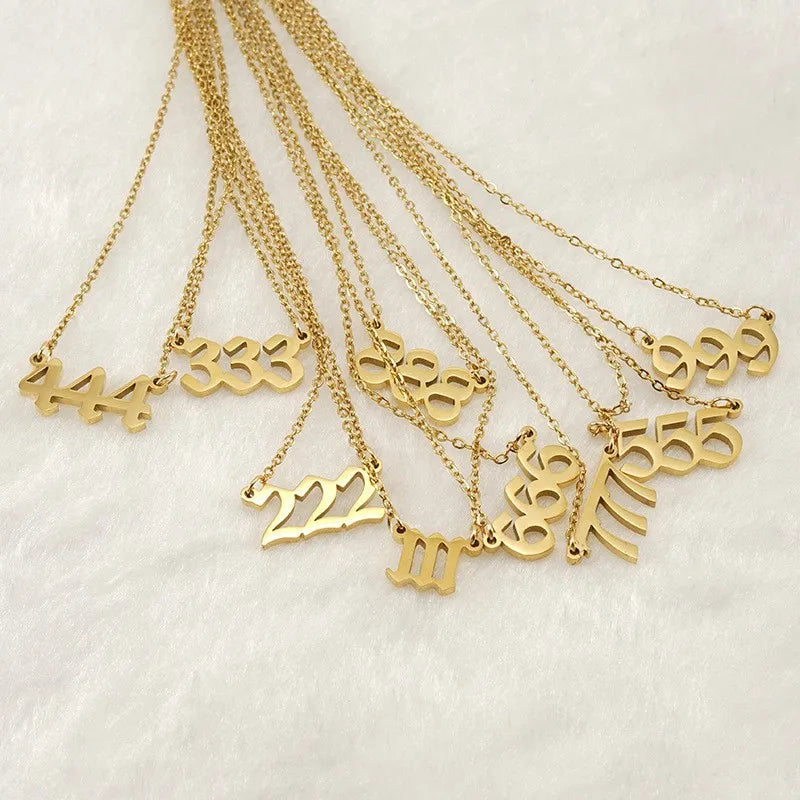 Angel Number 777 Necklace